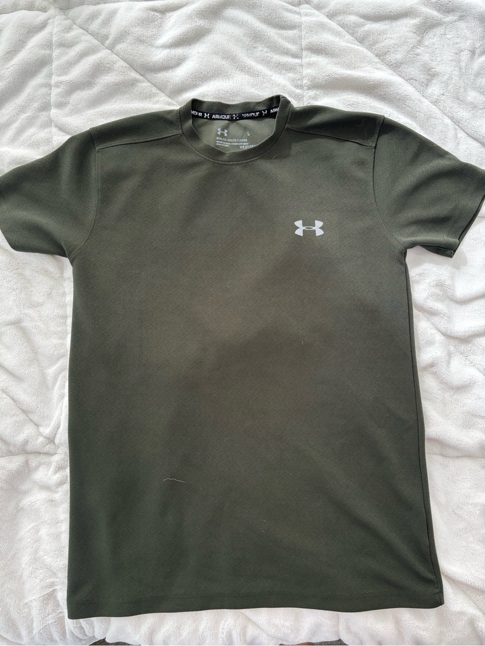 Under Armour Men's Dark Olive Green Short Sleeve Training Tee